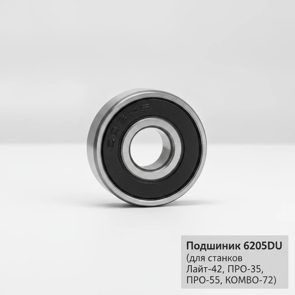Подшипник 6205DU (для станков ЛАЙТ-38, ПРО-40, ПРО-55) - основное изображение