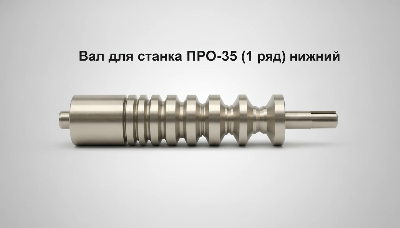 Вал для станка ПРО-40 (1 ряд) нижний